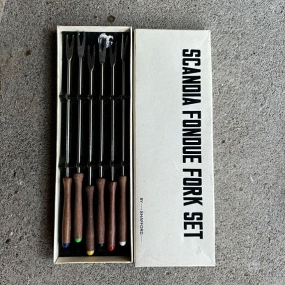 Shafford Scandia Fondue Fork Set Japan